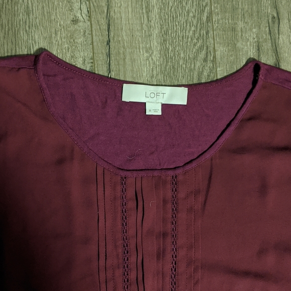 Loft Maroon blouse - Picture 2 of 2